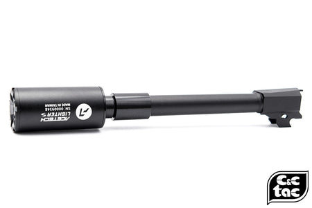 C&C Tac Threaded Outer Barrel 14mm CCW for SIG/VFC M18 P320 GBBP ( Black ) ( 11mm CW / 14mm CCW )