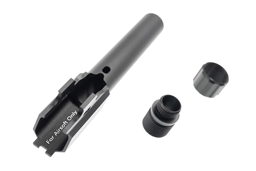 C&C Tac Threaded Outer Barrel 14mm CCW for SIG/VFC M18 P320 GBBP ( Black ) ( 11mm CW / 14mm CCW )