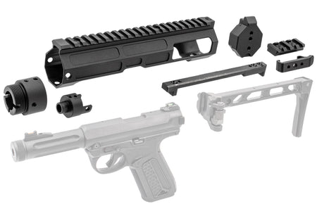 C&C Tac AI 01 V3 Rifle Kit for AAP01 / AAP01C GBBP ( Action Army AAP-01 / AAP-01C ) ( Version 3 Compatible AEG M4 AR Stock / M1913 20mm Picatinny Rail Stock )