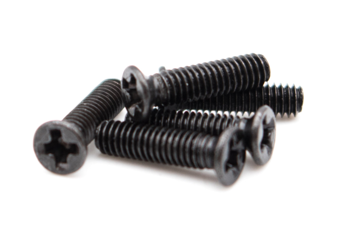 M2.5 x 10 ( 5pcs ) Metal Black Screw for Rear Sight UMAREX / VFC Glock 45 / 17 Gen3 / 17 Gen5 / 19 Gen3  ( Flat / Countersunk Phillips Cross )