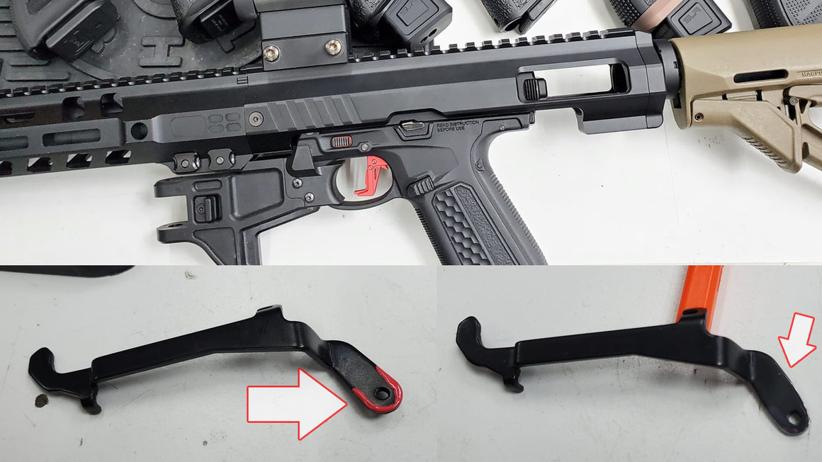 C&C Hook Trigger For Umarex / VFC Glock GBBP Series / Tokyo Marui G Series ( G Model ) / AAP-01-Red