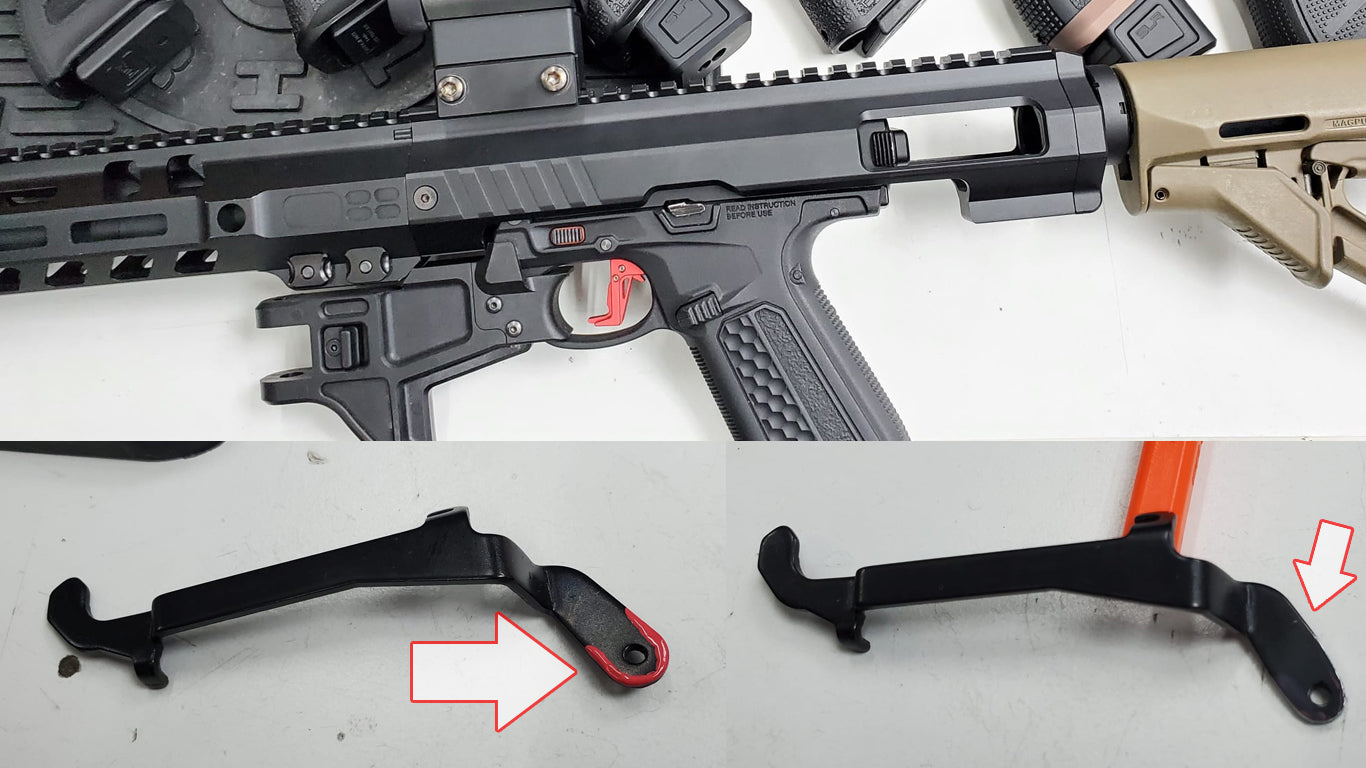 C&C Hook Trigger For Umarex / VFC Glock GBBP Series / Tokyo Marui G Series ( G Model ) / AAP-01-Red