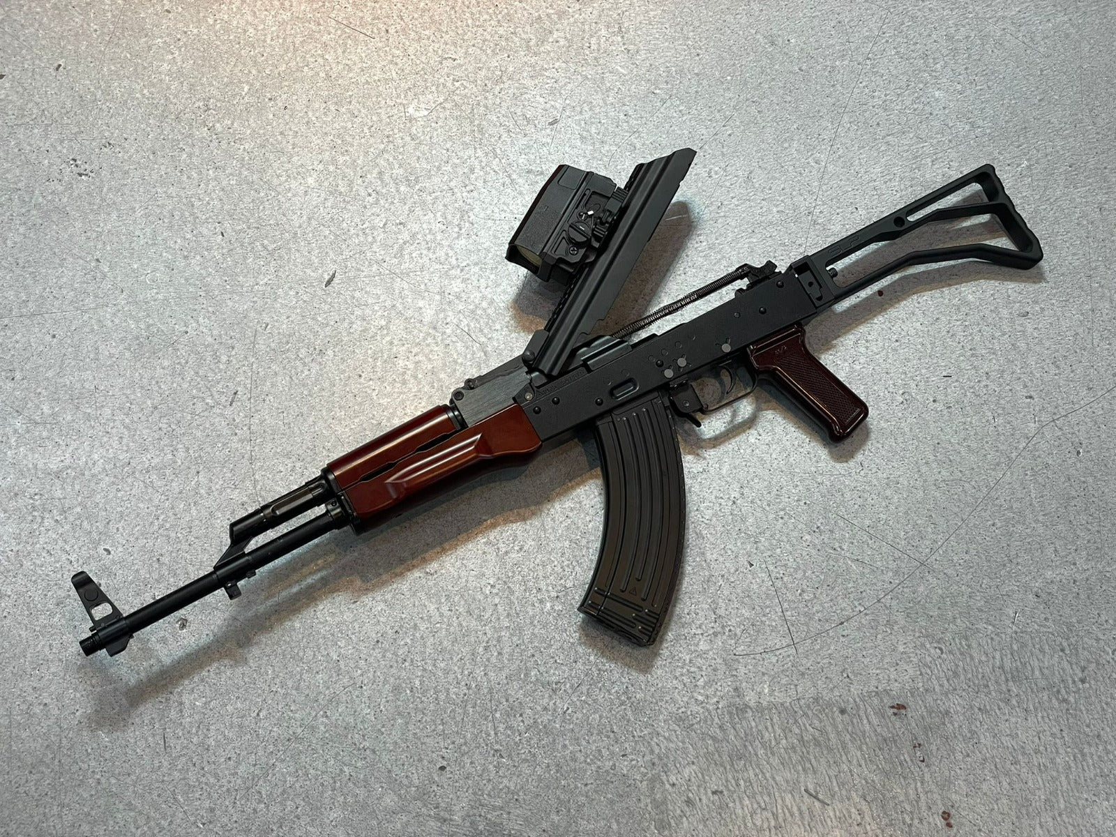 C&C Tac Dog Leg Rail Top Cover Gen 3 Krinkov AK Style for Marui TM AKM / GHK AKM V3 / VFC AK AV74 GBB Series