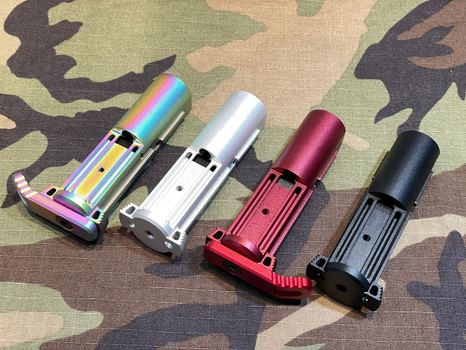 C&C AAP01 7075 Infinity Lightweight Blowback Unit BBU with Charge Handle for AAP01 GBB Pistol ( AAP-01 )-Red