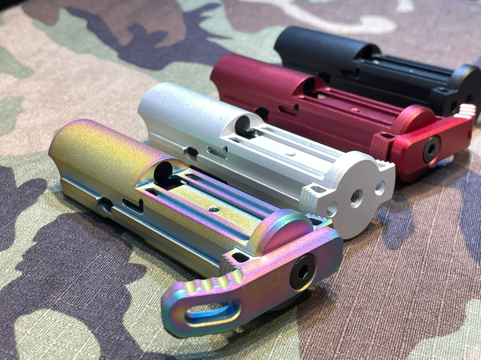 C&C AAP01 7075 Infinity Lightweight Blowback Unit BBU with Charge Handle for AAP01 GBB Pistol ( AAP-01 )-Red