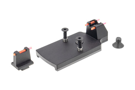 C&C Tac Tri Style RMR Ready Sight Set Adapter Plate Mount For Marui TM Hi-Capa 5.1 GBBP