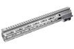 C&C Tac MK16 M-LOK 13.5 Rail Airsoft Ver. ( RAW Edition Silver , Non-Anodized Original Color ) ( NSN URGI Style Ver. )
