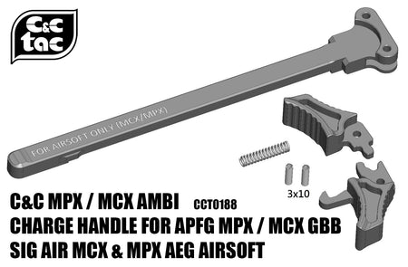 C&C MPX / MCX Ambi Charging Handle For SIG AIR MCX / MPX AEG & APFG MCX / MPX GBB Airsoft ( DDC )