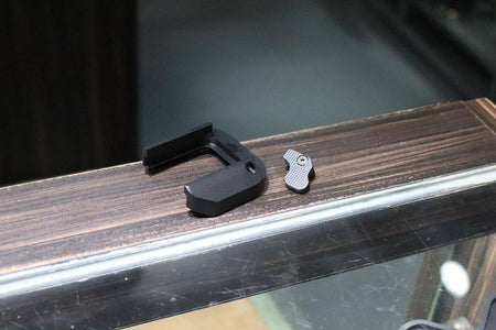 C&C SP Style MPX Magwell & Mag Release for APFG MPX-K / MCX GBB Series-Grey