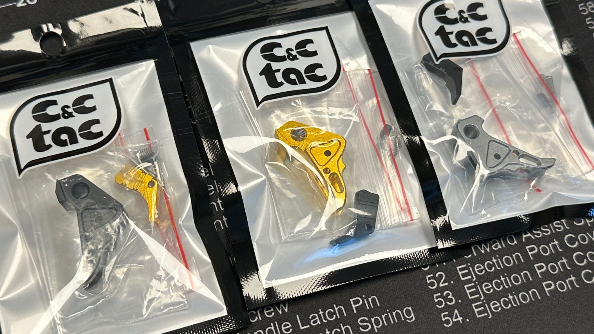 C&C TY Style Trigger For Tokyo Marui TM / WE G Series ( G Model ) ( For Umarex / VFC Glock / AAP-01 )-Gold