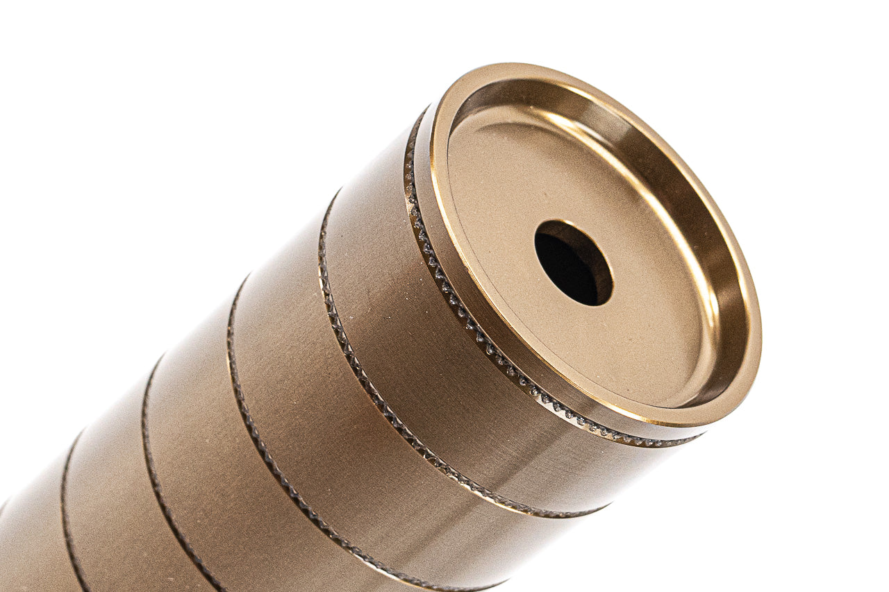 C&C Tac Rex MG7 Style Dummy Barrel Extension / Tracer Adapter For Airsoft ( End Cap Q CB Adapter For CCT0170 C&C Tac CB Flash Hider 14mm CCW Thread )