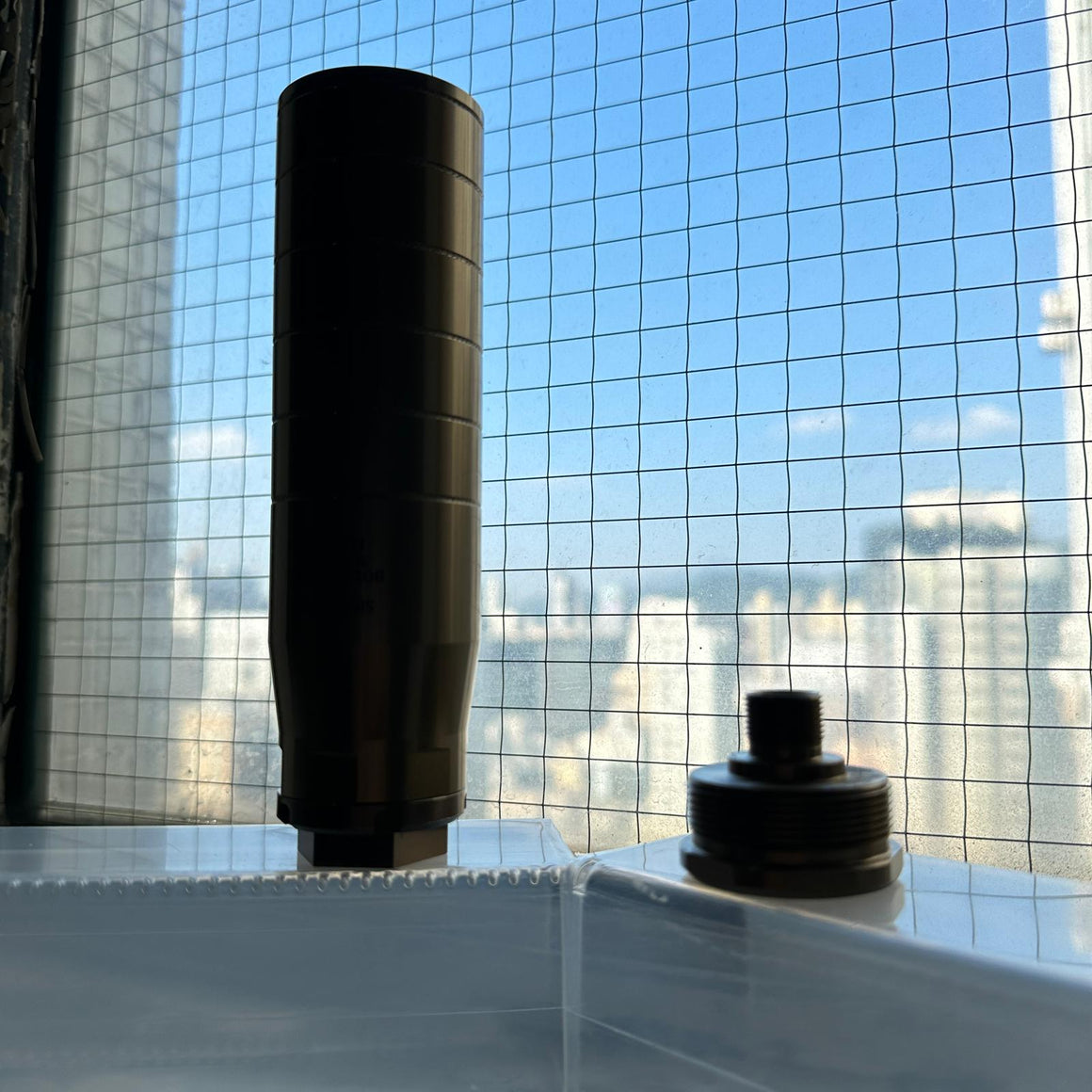 C&C Tac Rex MG7 Style Dummy Barrel Extension / Tracer Adapter For Airsoft ( End Cap Q CB Adapter For CCT0170 C&C Tac CB Flash Hider 14mm CCW Thread )