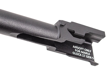 C&C Tac G17G5 Outer Barrel Match 4-Port Compensator 14mm CCW Roland Special KK* Style For Marui TM G17 Gen5 MOS GBBP Series Silver