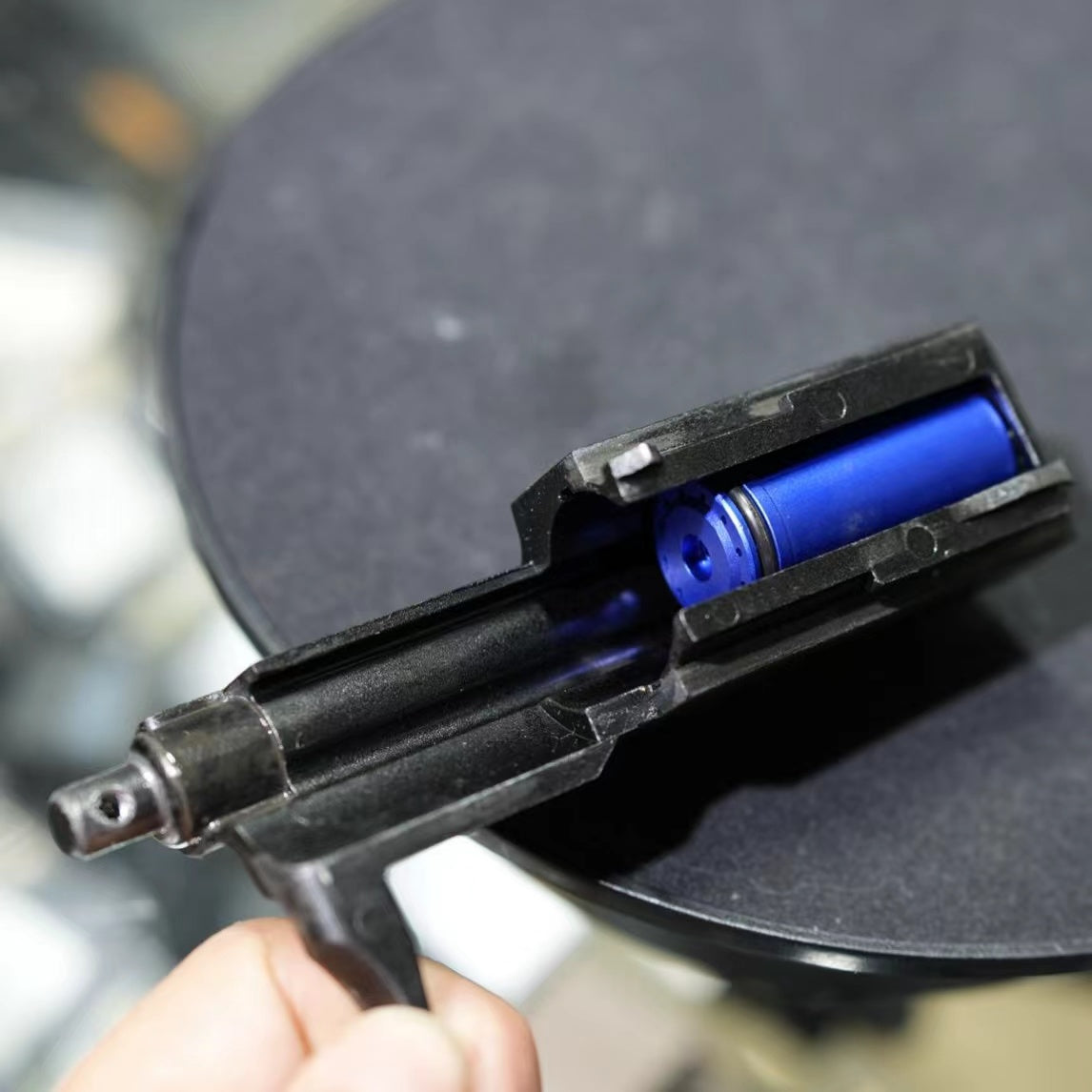 C&C Tac SAIGA 12 Piston Head For Marui TM SAIGA-12 GBB Series ( CNC Aluminum )