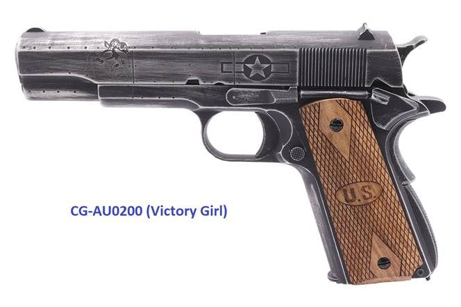 Cybergun AUTO ORDNANCE CUSTOM 1911 GBB Pistol  - VICTORY GIRLS