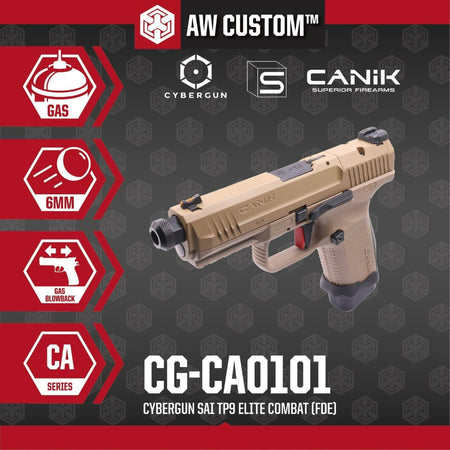 Cybergun SAI TP9 Elite Combat GBB Pistol ( FDE )