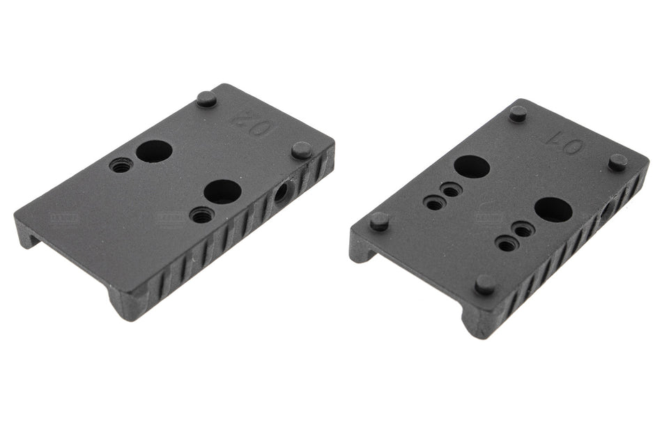 Cybergun CANiK TP9 Optic Plate & Charging Handle Set ( Black ) ( CG-CAPL01 )