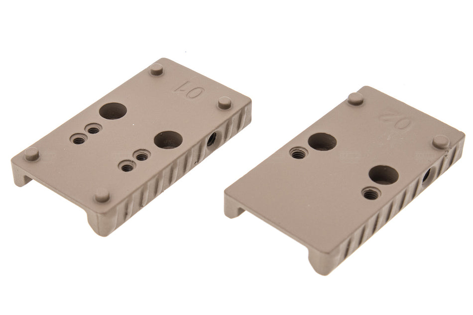 Cybergun CANiK TP9 Optic Plate & Charging Handle Set ( FDE ) ( CG-CAPL02 )