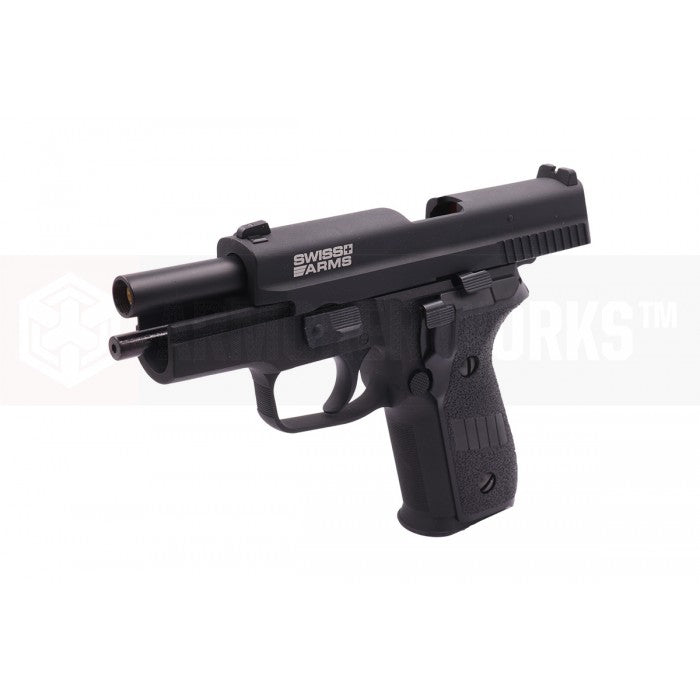 Cybergun Swiss Arms Navy Compact Version without Rail P229 GBB Pistol Airsoft ( CG-SW0200 )