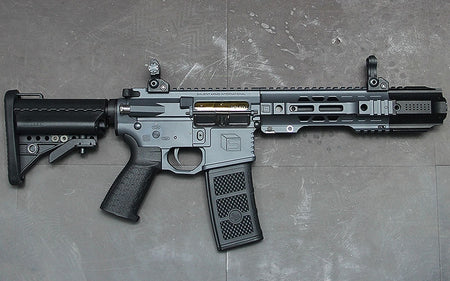 E.G.T. EMG SAI GRY AR15 CQB AEG (Tornado Gray) ( By G&P )