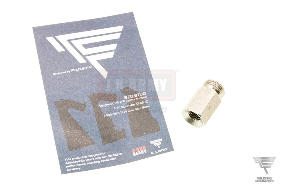 303 Stainless Steel 870 Bolt Stud Fit with Dominator 870