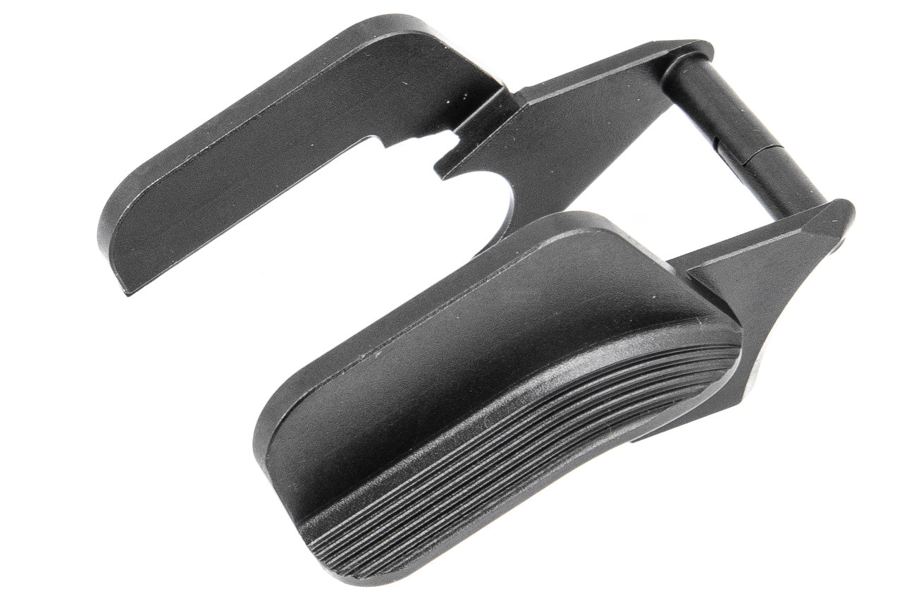 CL Project CNC Ambi-Safety with Wing for Marui TM Hi-Capa & 1911 ( Black / Silver ) ( One Piece Block Stainless Steel )-Silver