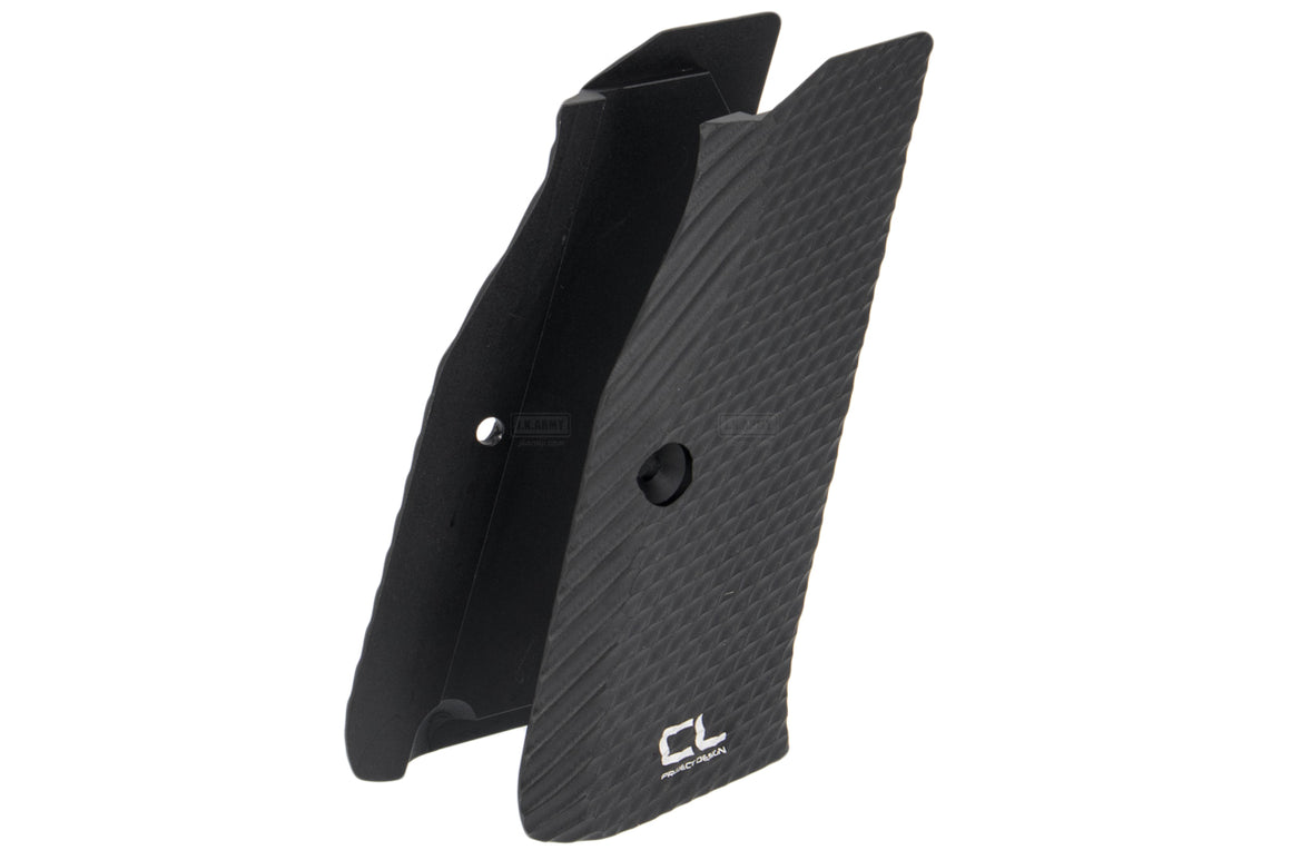 CL Project 7075 Aircraft Aluminum CNC Grip for ASG KJ Shadow 2 GBBP Series-Purple