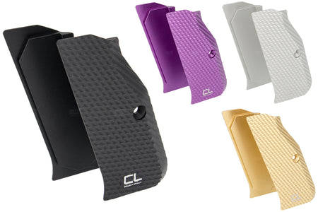 CL Project 7075 Aircraft Aluminum CNC Grip for ASG KJ Shadow 2 GBBP Series-Purple