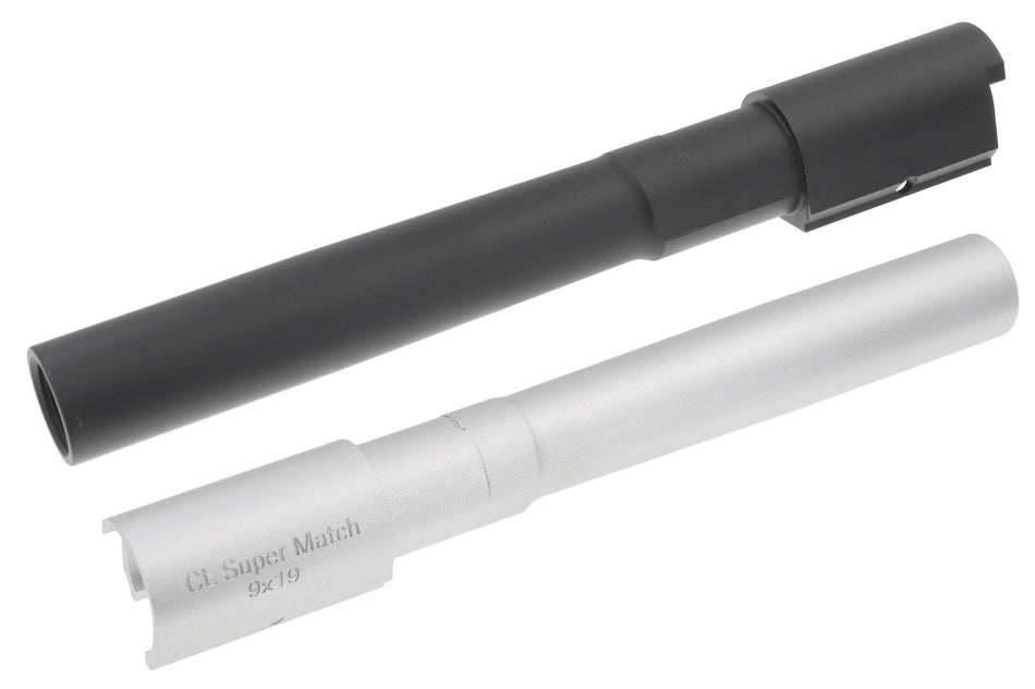 CL Project 7075 Aluminum Fixed Outer Barrel for ASG KJ CZ Shadow 2 GBBP Series ( 11mm CW Threaded )-No Threaded-Black