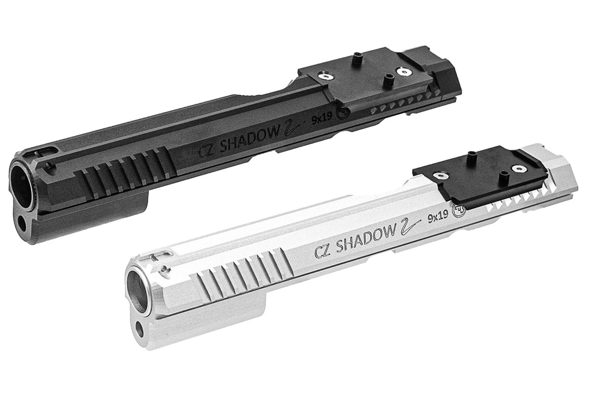 CL Project ASG Licensed CNC Aluminum Low Profile Slide For KJ Shadow 2 GBBP Series-Silver
