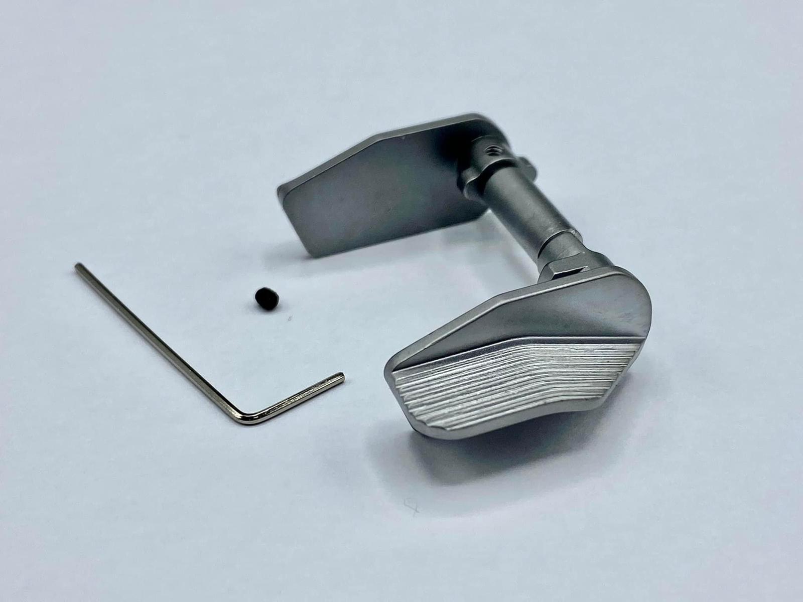 CL Project Steel Extended Safety for KJ ASG CZ Shadow 2 / TS 2 GBBP Series ( Silver )