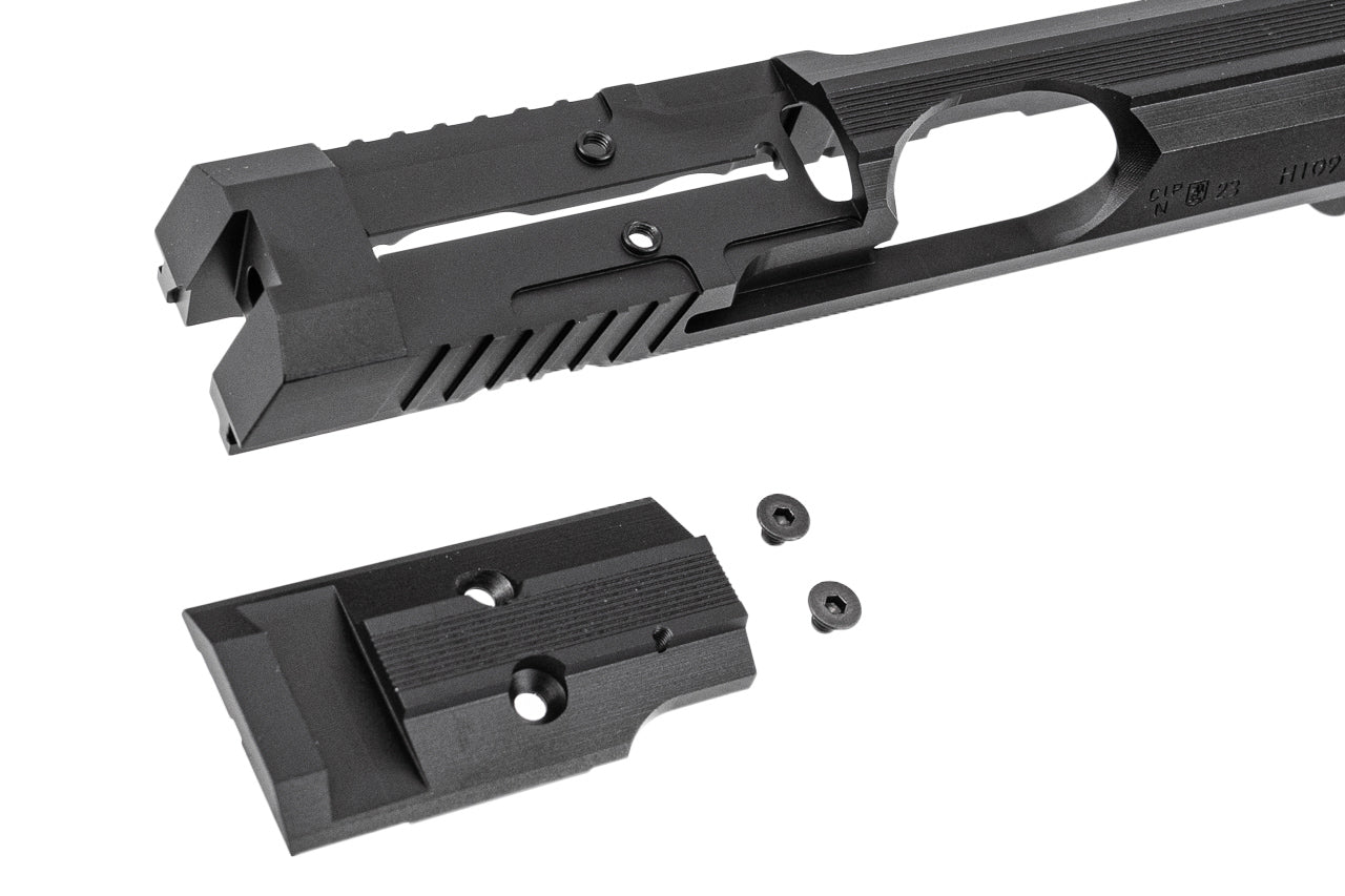 CL Project CNC Aluminum Slide Optic Ready Cut For KJ ASG Licensed CZ Shadow 2 GBBP Series-Silver