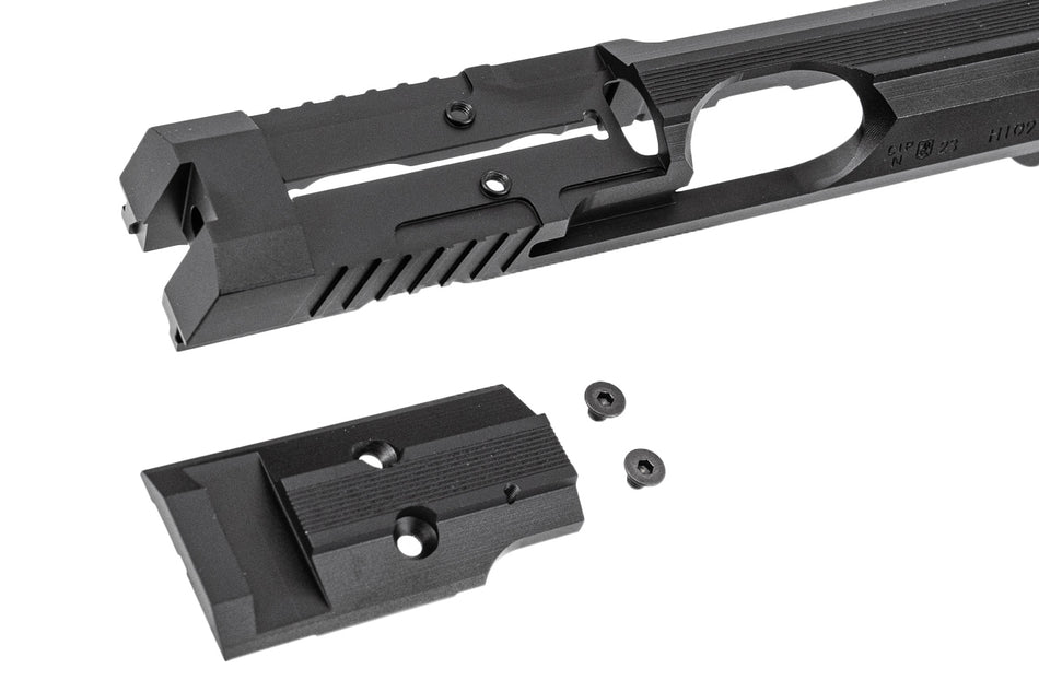 CL Project CNC Aluminum Slide Optic Ready Cut For KJ ASG Licensed CZ Shadow 2 GBBP Series-Silver