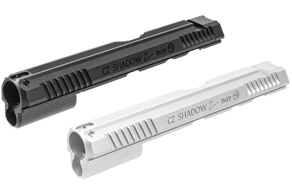 CL Project ASG Licensed CNC 7075 Aluminum Slide For KJ ASG Licensed CZ Shadow 2 KP-15 GBBP ( Orange Version )-Silver