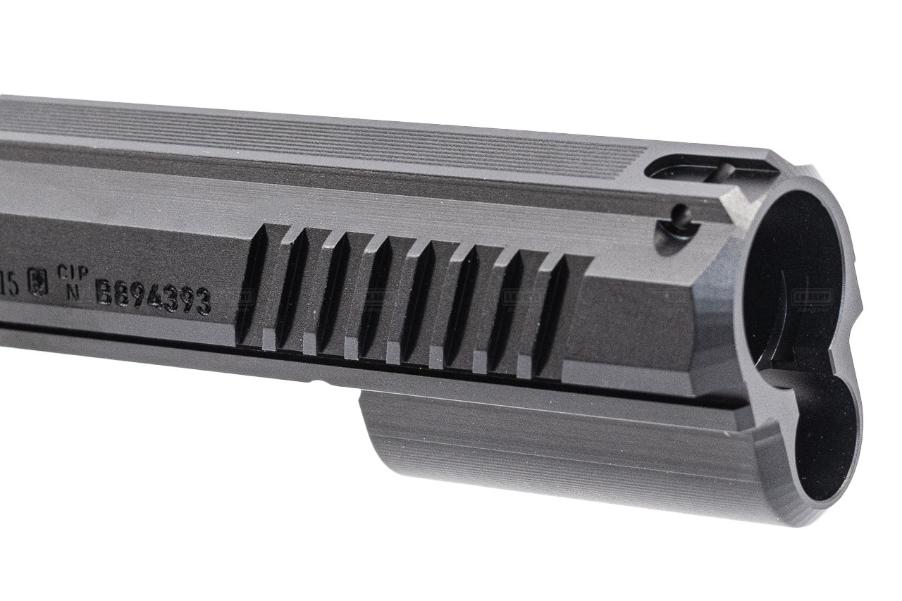 CL Project Custom Made CNC Aluminum Slide Low Profile w/ Optic Ready Cut For KJ ASG Licensed CZ Shadow 2 KP-15 GBB Pistol Airsoft ( Orange )-Black