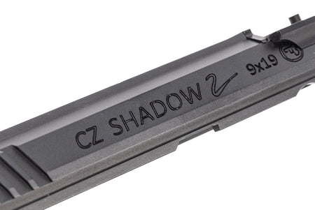 CL Project Custom Made CNC Aluminum Slide Low Profile w/ Optic Ready Cut For KJ ASG Licensed CZ Shadow 2 KP-15 GBB Pistol Airsoft ( Orange )-Black