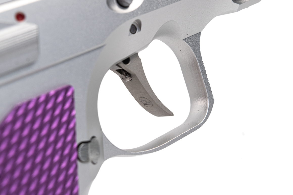 CL Project Custom ASG KJ CZ Shadow 2 Limited Edition CNC 7075 Aluminum Version Silver Purple