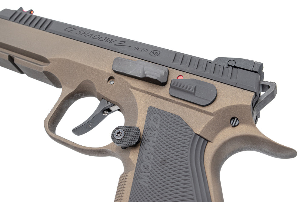 CL Project Custom ASG KJ Shadow 2 GBB Pistol Airsoft Limited Edition-2 Cerakote 2-Tone Burnt Bronze with Black ( H-148 )