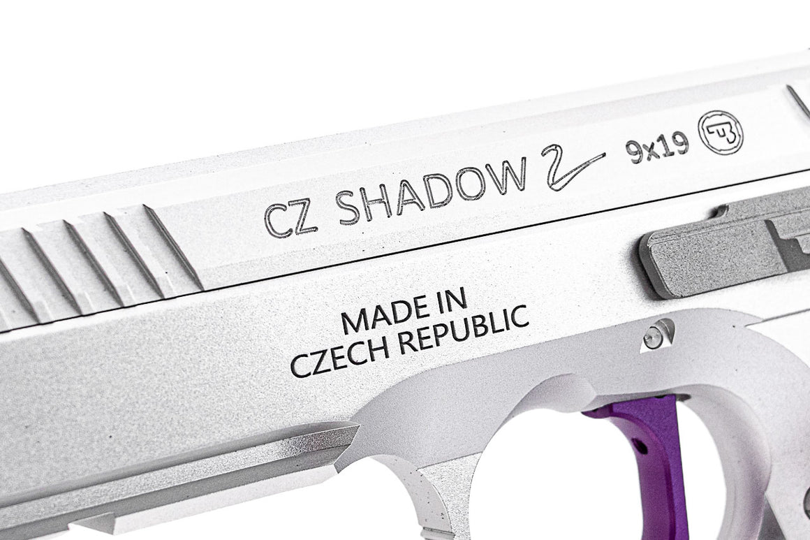CL Project Custom ASG KJ Shadow 2 Single Action GBB Pistol Airsoft ( CNC Ver. ) ( Purple Silver Limited Edition )