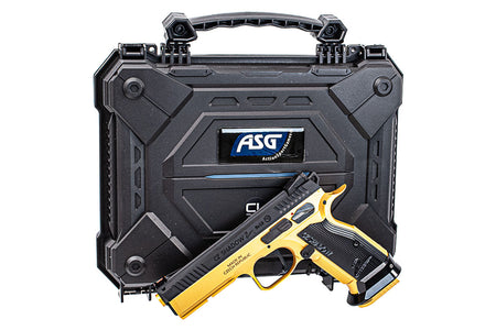 CL Project Custom ASG KJ Shadow 2 Single Action GBB Pistol Airsoft ( CNC Ver. ) ( Gold Black Limited Edition )