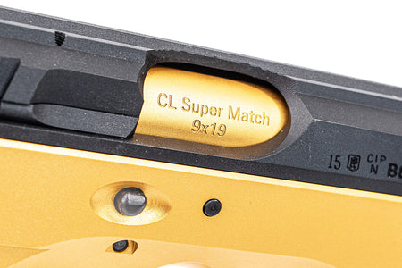 CL Project Custom ASG KJ Shadow 2 Single Action GBB Pistol Airsoft ( CNC Ver. ) ( Gold Black Limited Edition )