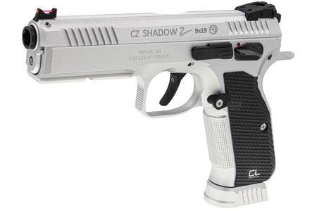 CL Project Custom ASG KJ Shadow 2 GBB Pistol Airsoft ( CNC Ver. ) ( Silver Black Limited Edition )