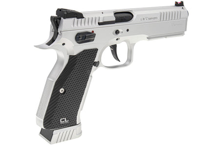 CL Project Custom ASG KJ Shadow 2 GBB Pistol Airsoft ( CNC Ver. ) ( Silver Black Limited Edition )