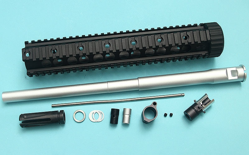 G&P 16.5″ Recce Rifle Kit ( AEG ) ( Black / Silver )