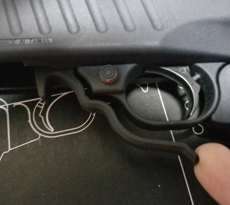 CORE KC02 Aluminum Mag Release & Steel Spring Set for KJ KC-02 GBB Series ( Black / Silver )-Silver