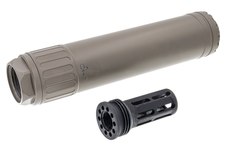 Crusader OSS Style 762 SDMR Dummy Barrel Extension for VFC M110A1 GBBR Series ( Dark Earth )