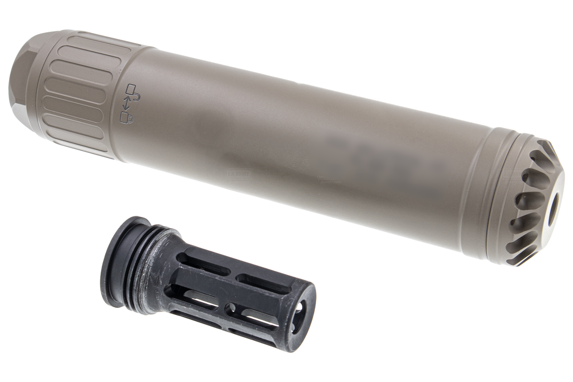 Crusader OSS Style 762 SDMR Dummy Barrel Extension for VFC M110A1 GBBR Series ( Dark Earth )