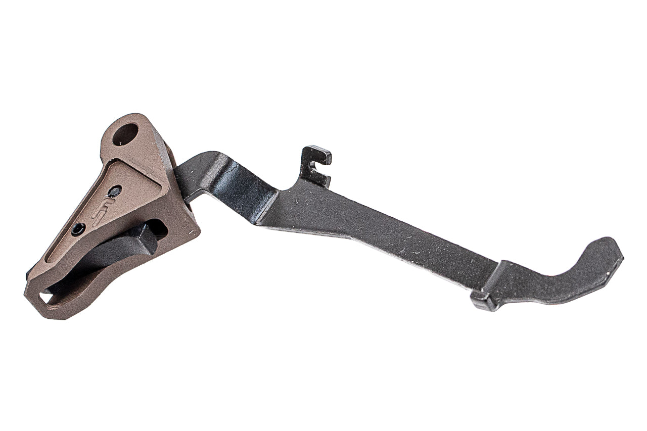 CRUSADER FI ZERO Type Aluminum CNC Trigger Set For Umarex / VFC Glock / Marui TM G-Model GBBP Series  ( FDE )