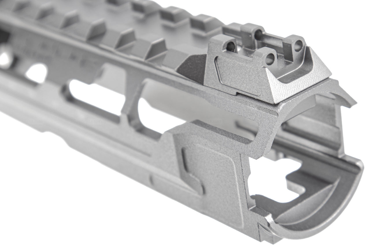 CTM TAC Fuku-2 CNC Aluminum Cut Out Upper Set Long Type for Action Army AAP01 GBB Pistol Series ( AAP-01 ) ( Grey & Black )