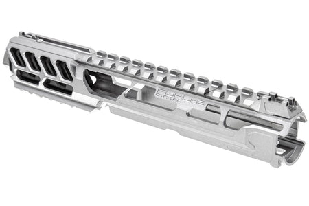CTM TAC Fuku-2 CNC Aluminum Cut Out Upper Set Long Type for Action Army AAP01 GBB Pistol Series ( AAP-01 ) ( Grey & Black )